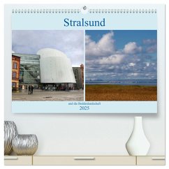 Stralsund und die Boddenlandschaft (hochwertiger Premium Wandkalender 2025 DIN A2 quer), Kunstdruck in Hochglanz Stralsund und die Boddenlandschaft (hochwertiger Premium Wandkalender 2025 DIN A2 quer), Kunstdruck in Hochglanz