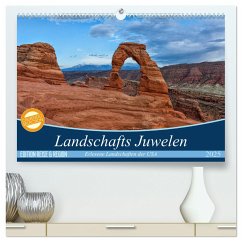 Landschafts Juwelen - Erlesene Landschaften der USA (hochwertiger Premium Wandkalender 2025 DIN A2 quer), Kunstdruck in Hochglanz - Calvendo;Leitz, Patrick