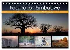 Faszination Simbabwe (Tischkalender 2025 DIN A5 quer), CALVENDO Monatskalender - Calvendo;Stern, Angelika