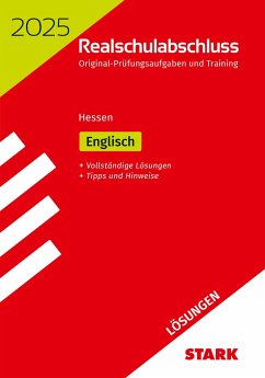 STARK Lösungen zu Original-Prüfungen und Training Realschulabschluss 2025 - Englisch - Hessen