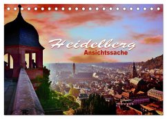 Heidelberg - Ansichtssache (Tischkalender 2025 DIN A5 quer), CALVENDO Monatskalender