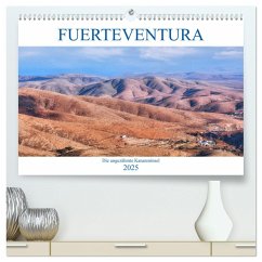Fuerteventura, die ungezähmte Kanareninsel (hochwertiger Premium Wandkalender 2025 DIN A2 quer), Kunstdruck in Hochglanz