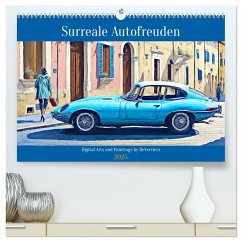 Surreale Autofreuden (hochwertiger Premium Wandkalender 2025 DIN A2 quer), Kunstdruck in Hochglanz