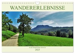 Wandererlebnisse in der Sächsischen Schweiz (Wandkalender 2025 DIN A4 quer), CALVENDO Monatskalender