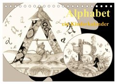 Alphabet. Ein Kinderkalender. (Tischkalender 2025 DIN A5 quer), CALVENDO Monatskalender - Calvendo;Yerokhina, Kateryna