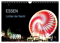 Essen Lichter der Nacht (Wandkalender 2025 DIN A4 quer), CALVENDO Monatskalender