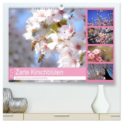 Zarte Kirschblüten - Berauschende Gedankendüfte (hochwertiger Premium Wandkalender 2025 DIN A2 quer), Kunstdruck in Hochglanz - Calvendo;Hackstein, Bettina