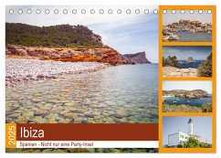 Ibiza - Spanien (Tischkalender 2025 DIN A5 quer), CALVENDO Monatskalender - Calvendo