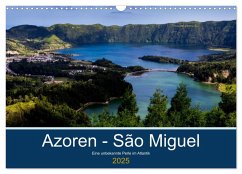 Azoren - São Miguel (Wandkalender 2025 DIN A3 quer), CALVENDO Monatskalender