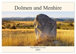 Dolmen und Menhire - Megalithkultur in Europa (Wandkalender 2025 DIN A2 quer), CALVENDO Monatskalender