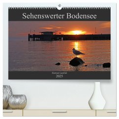 Sehenswerter Bodensee (hochwertiger Premium Wandkalender 2025 DIN A2 quer), Kunstdruck in Hochglanz - Calvendo;Luckfiel, Hartmut