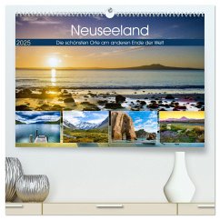 Neuseeland - Die schönsten Orte am anderen Ende der Welt (hochwertiger Premium Wandkalender 2025 DIN A2 quer), Kunstdruck in Hochglanz