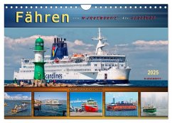 Fähren - von Warnemünde bis Hongkong (Wandkalender 2025 DIN A4 quer), CALVENDO Monatskalender
