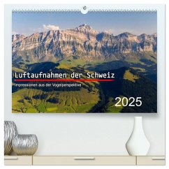 Luftaufnahmen der Schweiz (hochwertiger Premium Wandkalender 2025 DIN A2 quer), Kunstdruck in Hochglanz