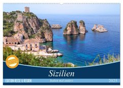 Sizilien - Italien mal anders (Wandkalender 2025 DIN A2 quer), CALVENDO Monatskalender - Calvendo;Kruse, Joana