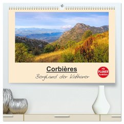 Corbieres - Bergland der Katharer (hochwertiger Premium Wandkalender 2025 DIN A2 quer), Kunstdruck in Hochglanz