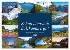 Schau eina in´s Salzkammergut (Wandkalender 2025 DIN A4 quer), CALVENDO Monatskalender