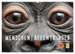 MENSCHEN-AFFEN-KINDER (Wandkalender 2025 DIN A2 quer), CALVENDO Monatskalender - Calvendo;Besant, Matthias