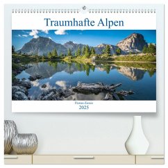 Traumhafte Alpen (hochwertiger Premium Wandkalender 2025 DIN A2 quer), Kunstdruck in Hochglanz