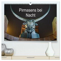 Pirmasens bei Nacht (hochwertiger Premium Wandkalender 2025 DIN A2 quer), Kunstdruck in Hochglanz