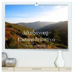 Jakobsweg - Camino Primitivo (hochwertiger Premium Wandkalender 2025 DIN A2 quer), Kunstdruck in Hochglanz