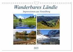 Wanderbares Ländle - Impressionen aus Vorarlberg (Wandkalender 2025 DIN A4 quer), CALVENDO Monatskalender