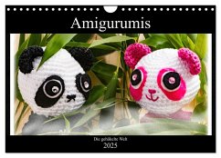 Amigurumi - Die gehäkelte Welt (Wandkalender 2025 DIN A4 quer), CALVENDO Monatskalender