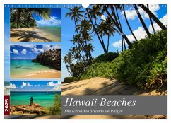 Hawaii Beaches - Die schönsten Strände im Pazifik (Wandkalender 2025 DIN A3 quer), CALVENDO Monatskalender