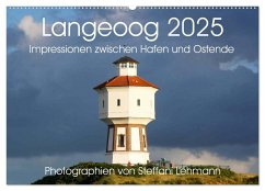 Langeoog 2025. Impressionen zwischen Hafen und Ostende (Wandkalender 2025 DIN A2 quer), CALVENDO Monatskalender