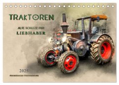 Traktoren - alte Schätze für Liebhaber (Tischkalender 2025 DIN A5 quer), CALVENDO Monatskalender - Calvendo;Roder, Peter