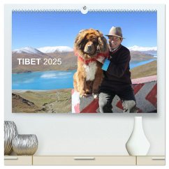 Tibet 2025 (hochwertiger Premium Wandkalender 2025 DIN A2 quer), Kunstdruck in Hochglanz