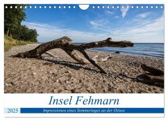 Insel Fehmarn - Impressionen eines Sommertages an der Ostsee (Wandkalender 2025 DIN A4 quer), CALVENDO Monatskalender - Calvendo;Peter, Lutz