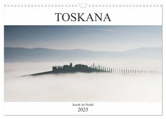 Toskana - Inseln im Nebel (Wandkalender 2025 DIN A3 quer), CALVENDO Monatskalender