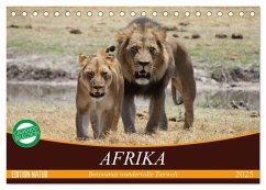 Afrika. Botswanas wundervolle Tierwelt (Tischkalender 2025 DIN A5 quer), CALVENDO Monatskalender