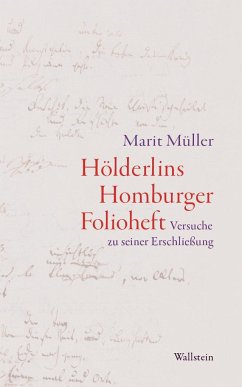 Hölderlins Homburger Folioheft - Müller, Marit