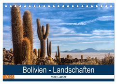 Bolivien - Einzigartige Landschaft (Tischkalender 2025 DIN A5 quer), CALVENDO Monatskalender