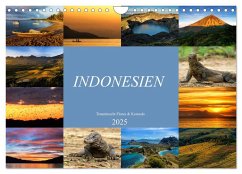 Indonesien - Inselparadies Flores & Komodo (Wandkalender 2025 DIN A4 quer), CALVENDO Monatskalender - Calvendo;Schänzer, Sandra