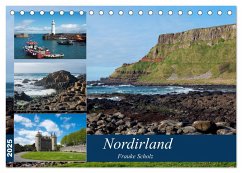 Nordirlands Highlights (Tischkalender 2025 DIN A5 quer), CALVENDO Monatskalender