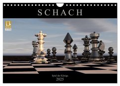 SCHACH - Spiel der Könige (Wandkalender 2025 DIN A4 quer), CALVENDO Monatskalender
