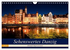 Sehenswertes Danzig (Wandkalender 2025 DIN A4 quer), CALVENDO Monatskalender