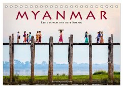 Myanmar - Reise durch das alte Burma (Tischkalender 2025 DIN A5 quer), CALVENDO Monatskalender - Calvendo;Benninghofen, Jens