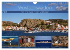 Westschweden - Flair einer Küste in Licht und Farben (Wandkalender 2025 DIN A4 quer), CALVENDO Monatskalender