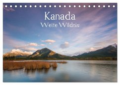 Kanada - Weite Wildnis (Tischkalender 2025 DIN A5 quer), CALVENDO Monatskalender