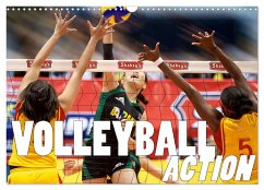 Volleyball Action (Wandkalender 2025 DIN A3 quer), CALVENDO Monatskalender