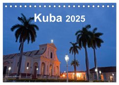 Kuba 2025 (Tischkalender 2025 DIN A5 quer), CALVENDO Monatskalender
