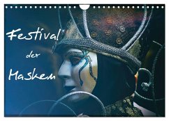 Festival der Masken (Wandkalender 2025 DIN A4 quer), CALVENDO Monatskalender - Calvendo;Hampe, Gabi