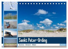 Sankt Peter-Ording. Sonne - Strand - Meer (Tischkalender 2025 DIN A5 quer), CALVENDO Monatskalender - Calvendo;Reuke, Sabine