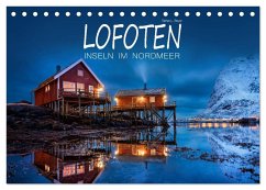 Lofoten - Inseln im Nordmeer (Tischkalender 2025 DIN A5 quer), CALVENDO Monatskalender