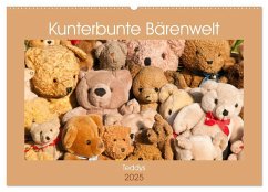 Kunterbunte Bärenwelt - Teddys (Wandkalender 2025 DIN A2 quer), CALVENDO Monatskalender - Calvendo;Bölts, Meike