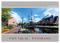 Papenburg-Panorama (Tischkalender 2025 DIN A5 quer), CALVENDO Monatskalender